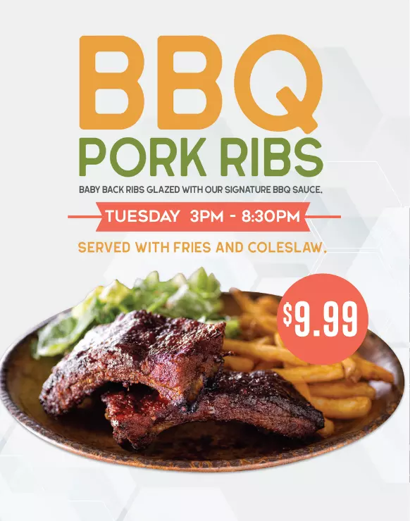 Food specials at Ace Casino Calgary